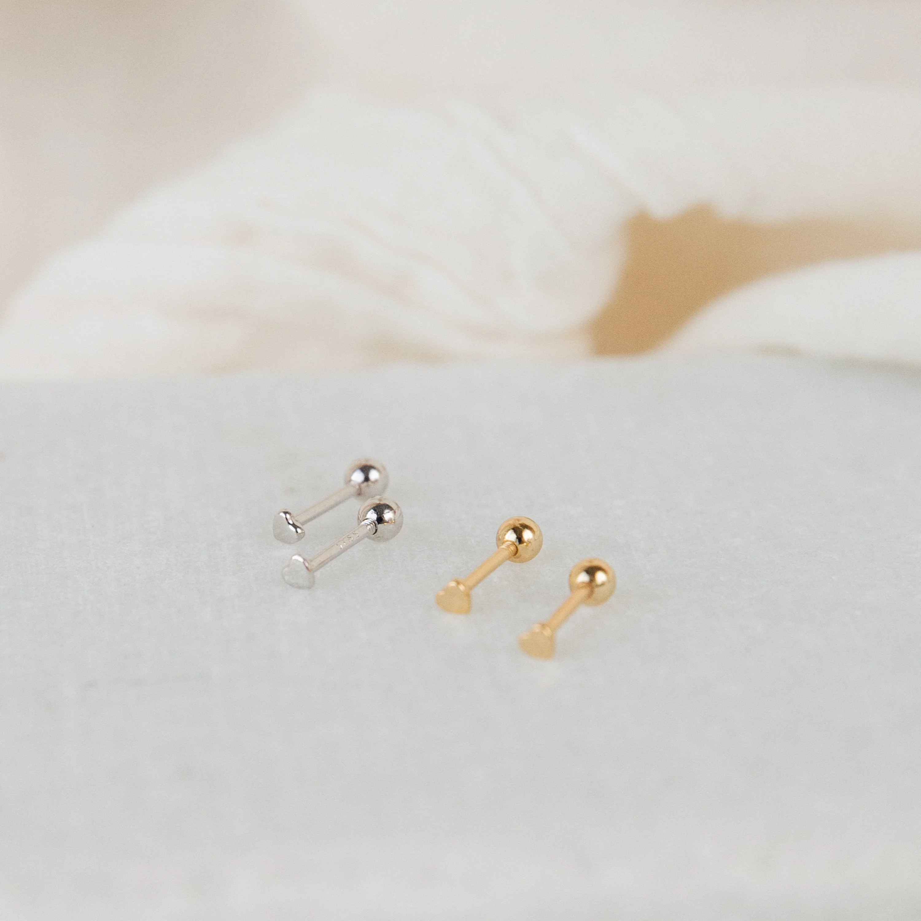 Tiny Heart Studs - Image 5