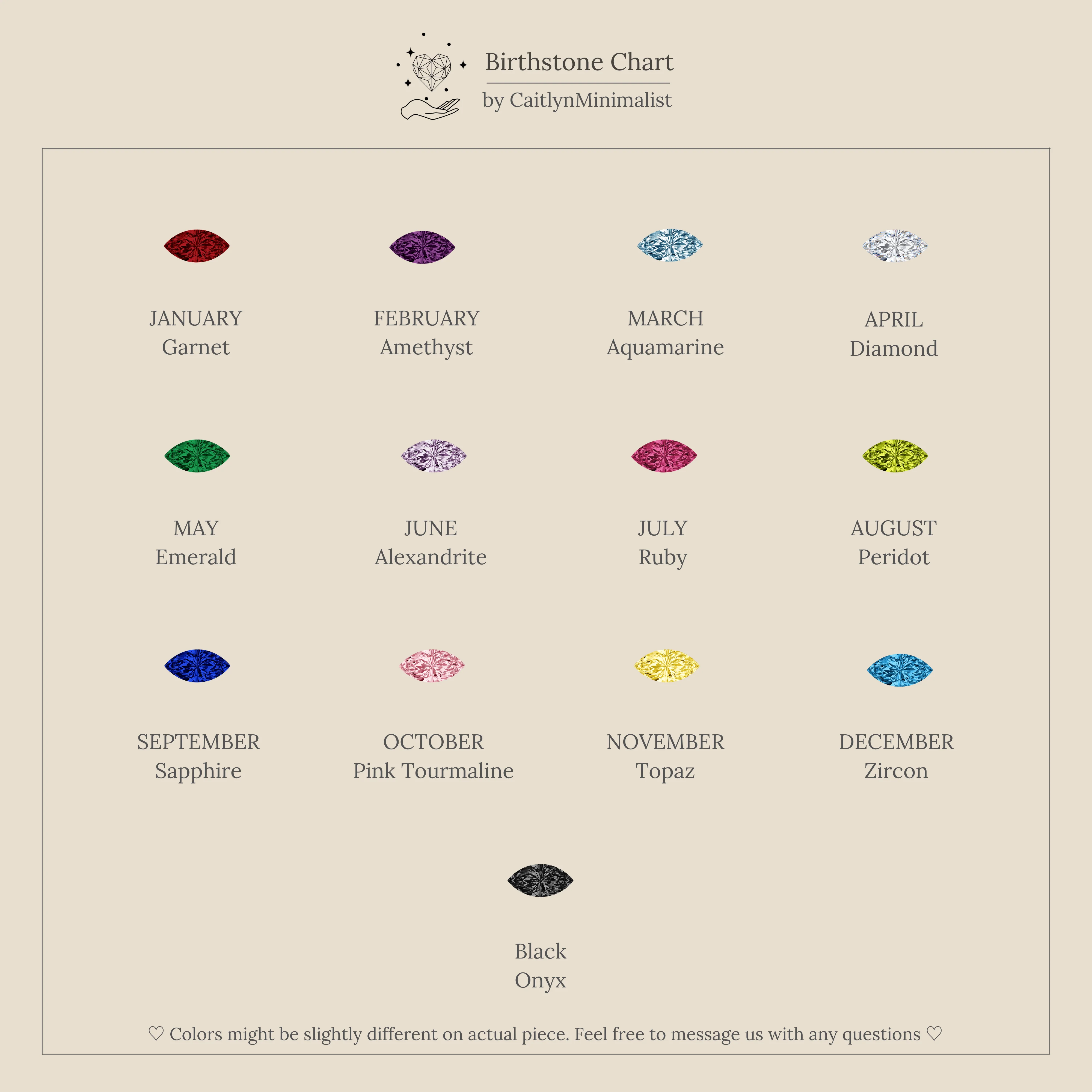 Infinity Marquise Birthstone Ring - Image 8