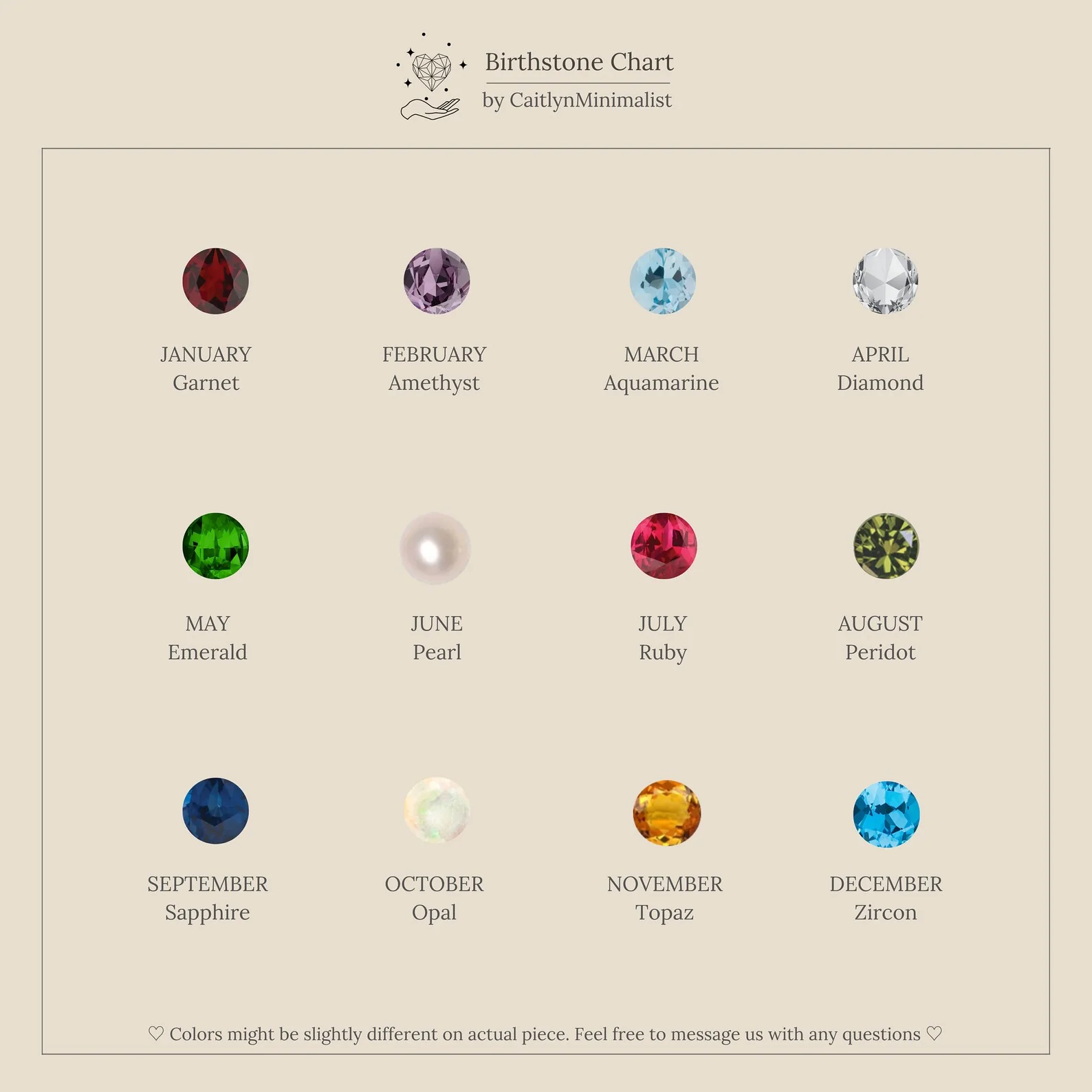 Triple Birthstone Huggies - Image 7