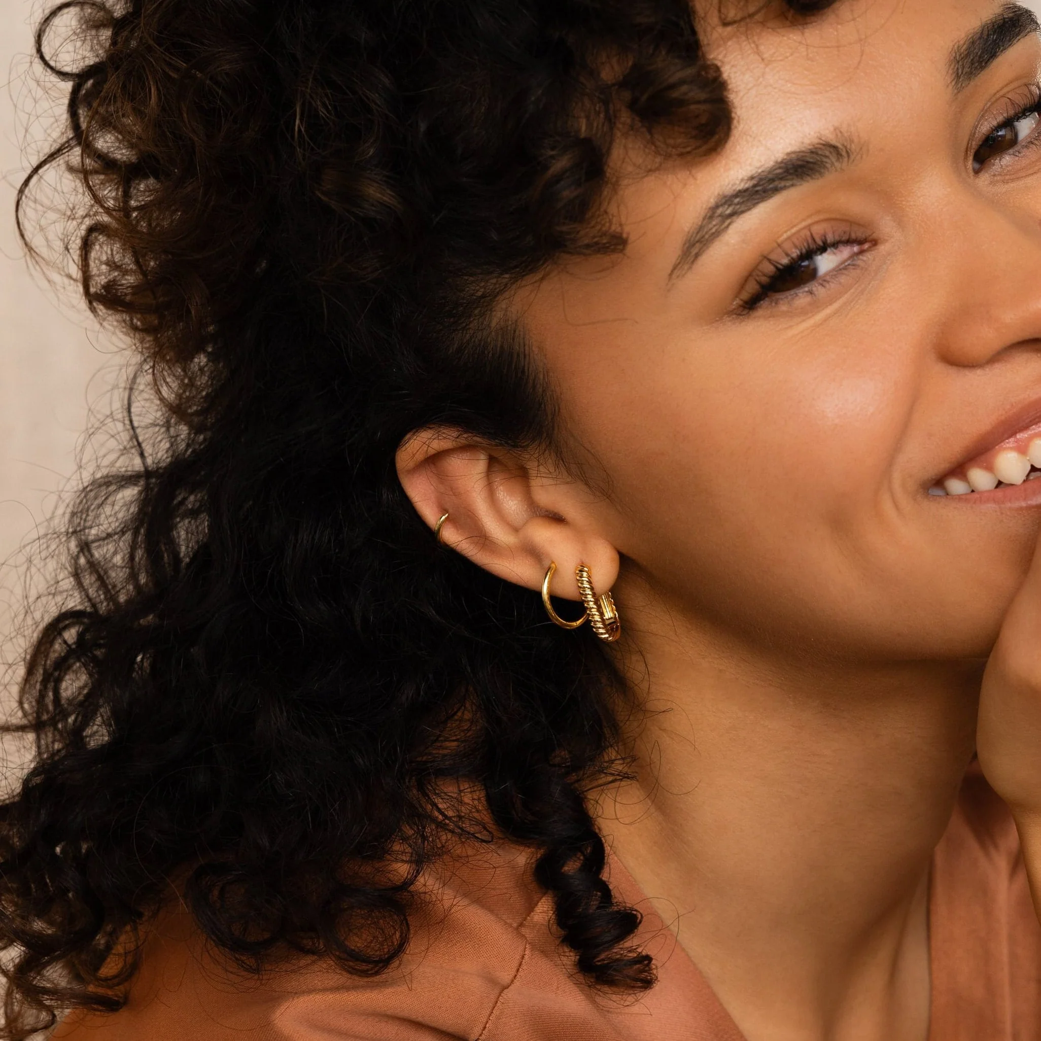 Twisted Link Hoops - Image 6